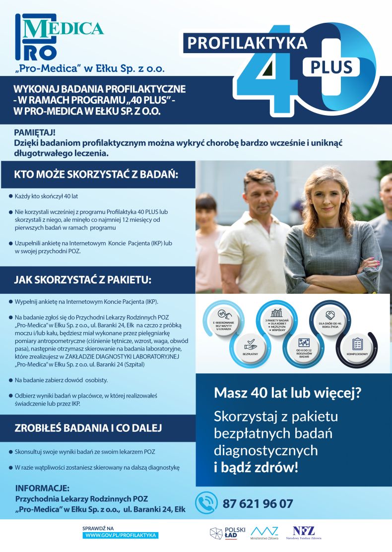 Profilaktyka 40 plus